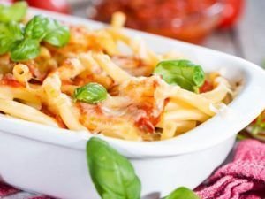 Receta de espaguetis al horno con verduras